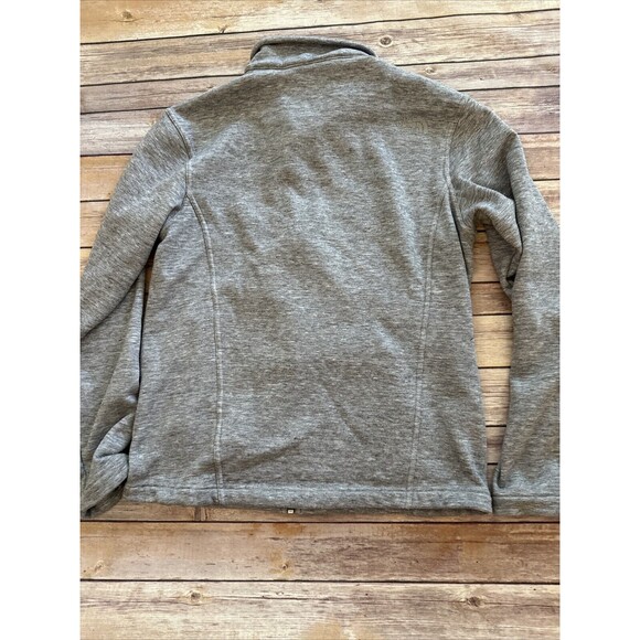 The North Face Long Sleeve Full Zip Fleece Lined Mock Neck Sweatshirt  Medium - Picture 8 of 9